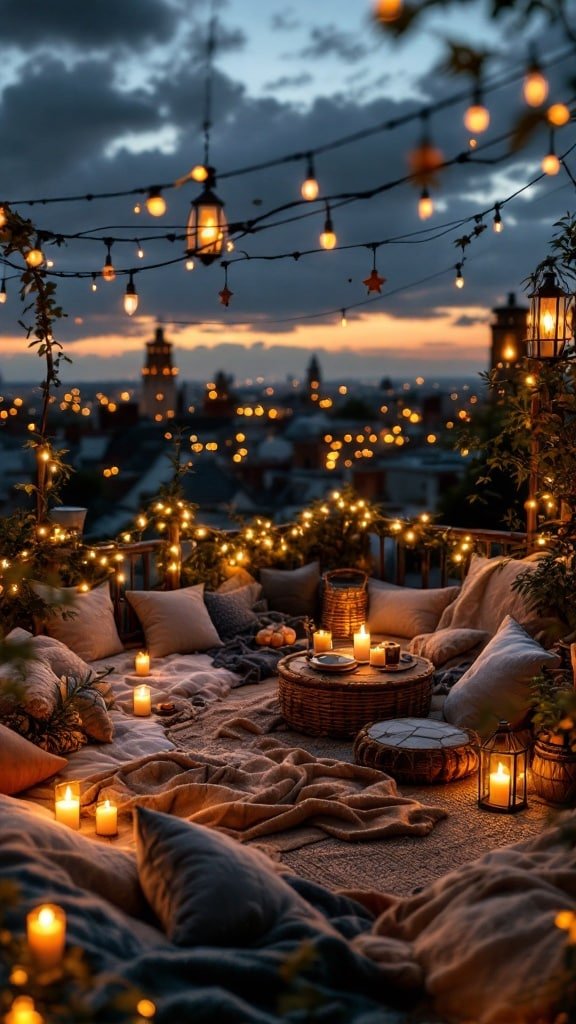 Fall Backyard Rooftop 25 Small Rooftop Ideas to Transform Your Outdoor Space - Cozy Home Life