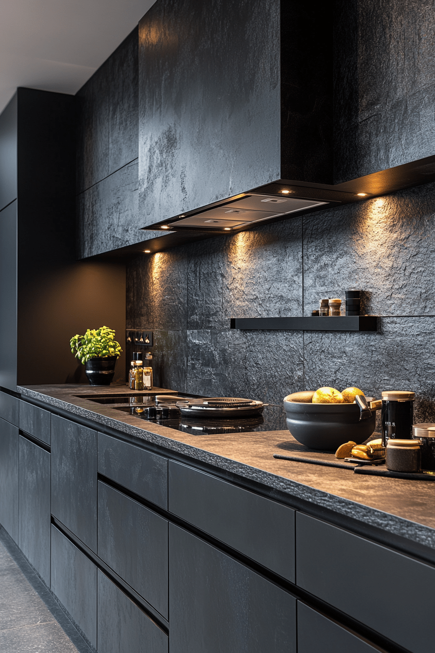 19 Black Modern Kitchen Ideas for a Chic and Polished Finish - Cozy ...