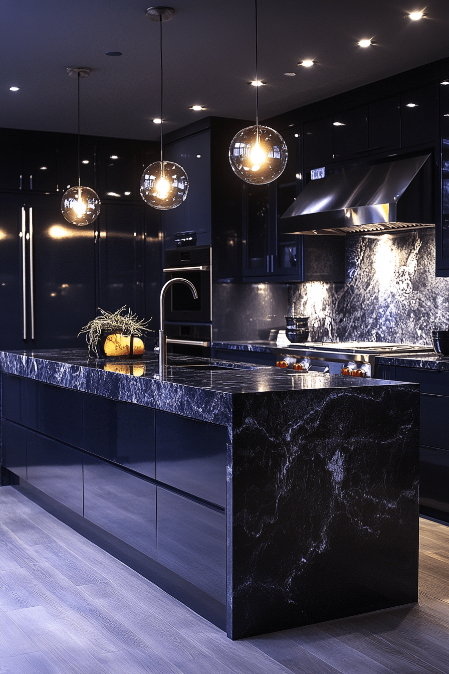 19 Black Modern Kitchen Ideas for a Chic and Polished Finish - Cozy ...
