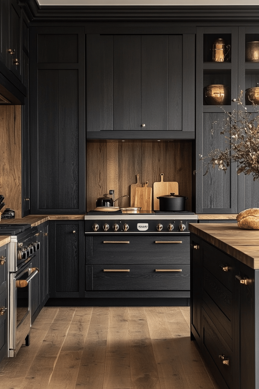 19 Black Modern Kitchen Ideas for a Chic and Polished Finish - Cozy ...