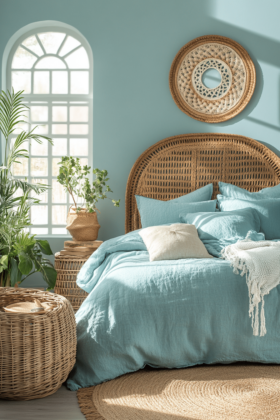 19 Light Blue Boho Bedroom Ideas for a Fresh and Inviting Aesthetic ...
