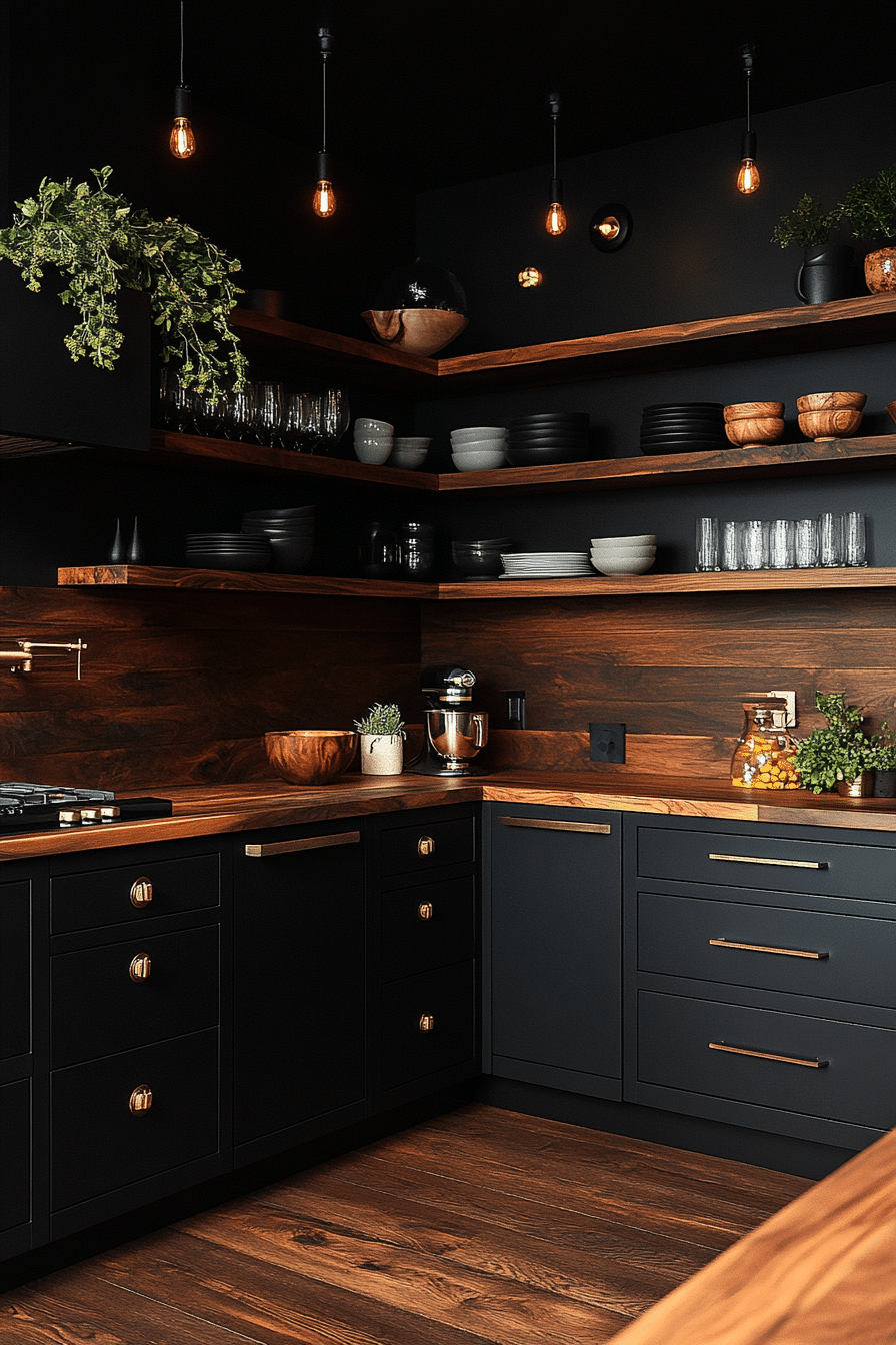 19 Black Modern Kitchen Ideas for a Chic and Polished Finish - Cozy ...