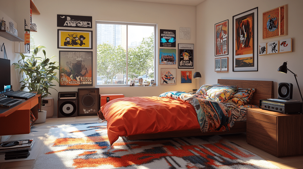street style bedroom