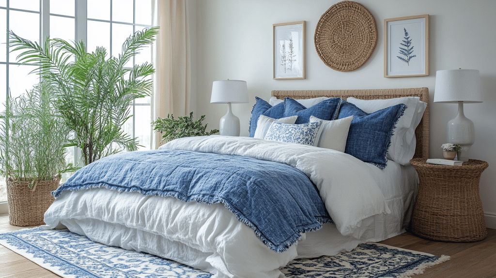 boho coastal bedroom