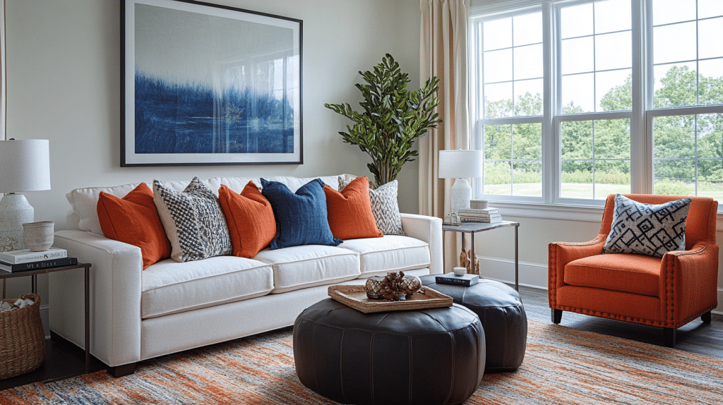 transitional living room