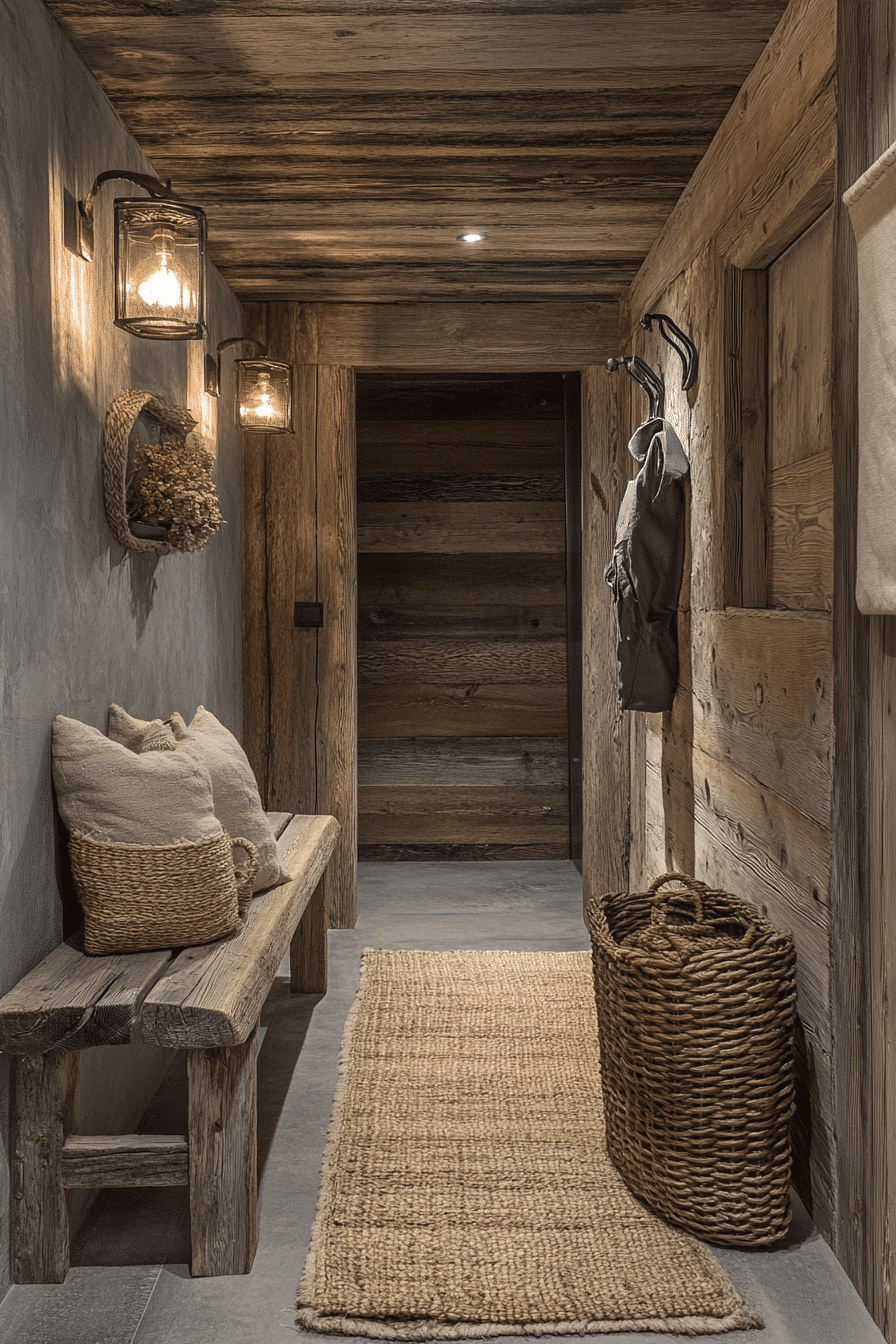 25 Rustic Hallway Design Ideas to Bring Classic Charm to Your Home's ...