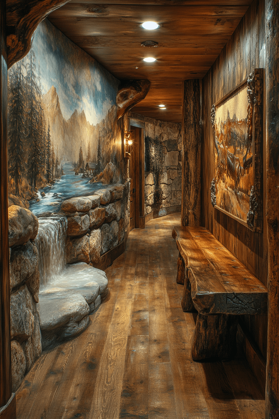 25 Rustic Hallway Design Ideas to Bring Classic Charm to Your Home's ...