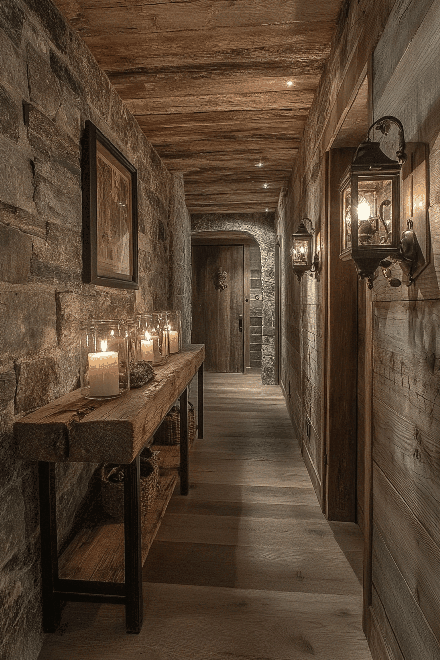 25 Rustic Hallway Design Ideas to Bring Classic Charm to Your Home's ...