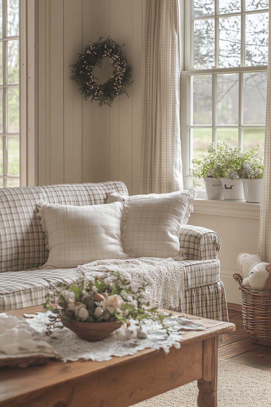 25 Easter Living Room Decor Ideas for a Colorful and Cozy Setup