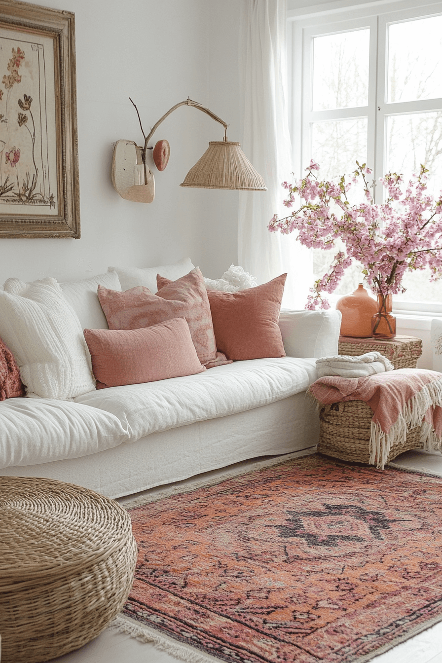 25 Easter Living Room Decor Ideas for a Colorful and Cozy Setup