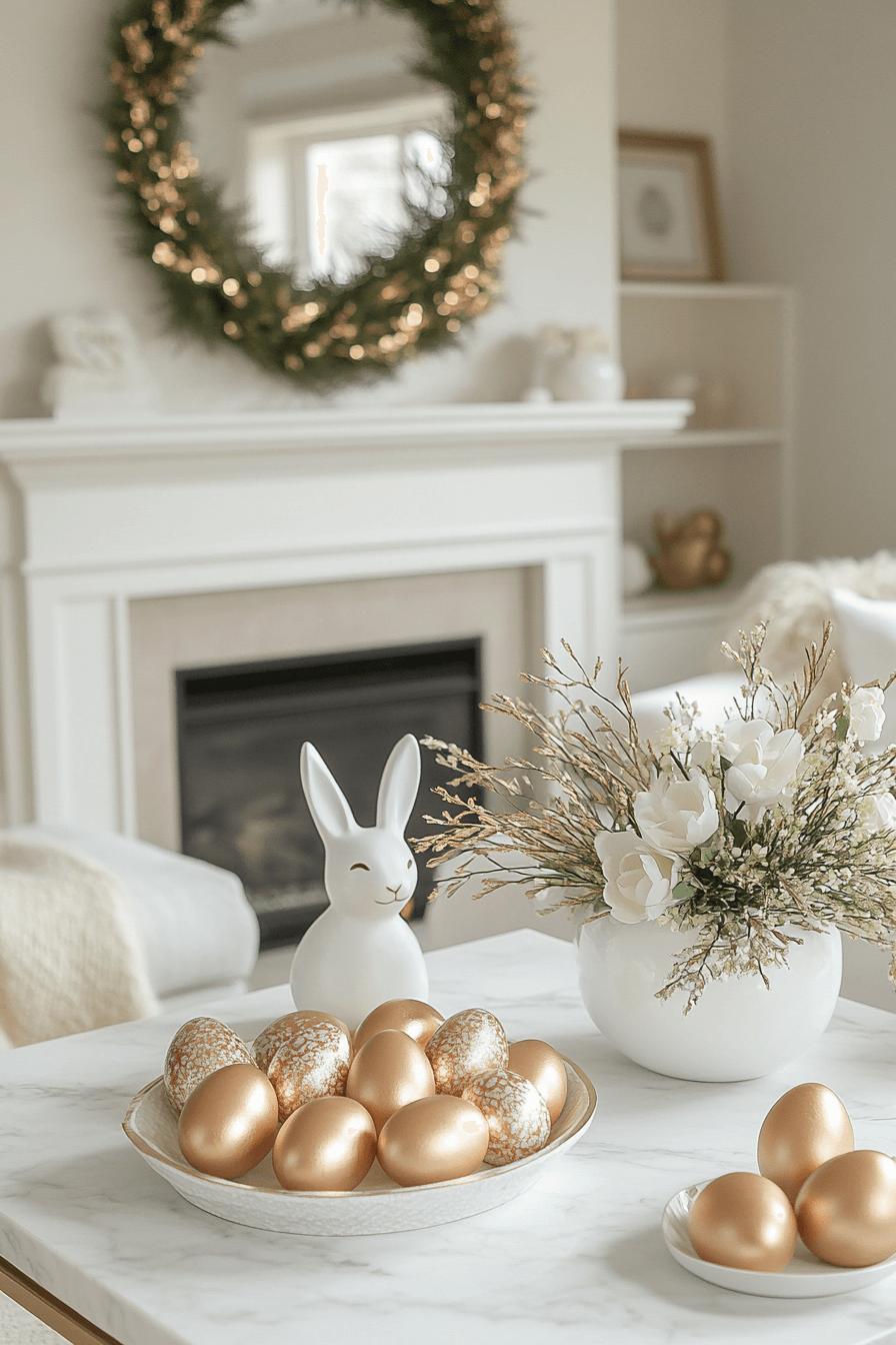 25 Easter Living Room Decor Ideas for a Colorful and Cozy Setup