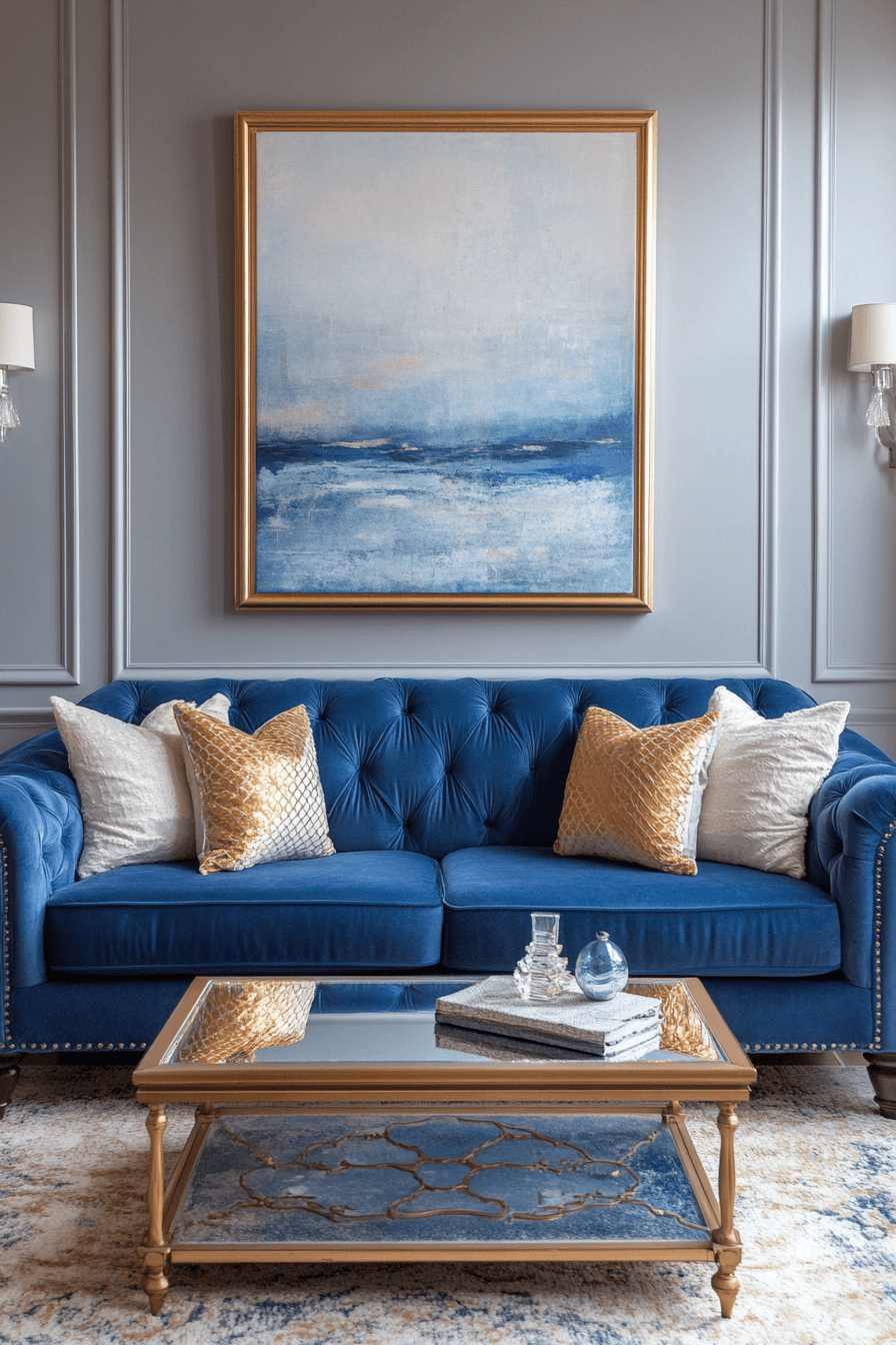 25+ Blue Couch Living Room Ideas That Bring Color and Comfort Together