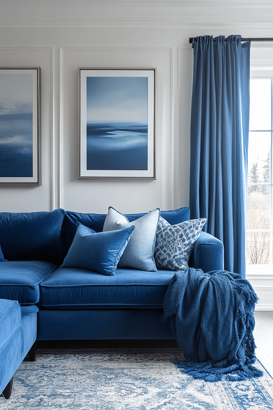 25+ Blue Couch Living Room Ideas That Bring Color and Comfort Together
