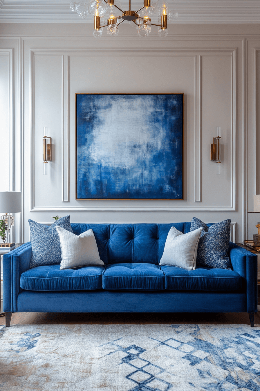 25+ Blue Couch Living Room Ideas That Bring Color and Comfort Together