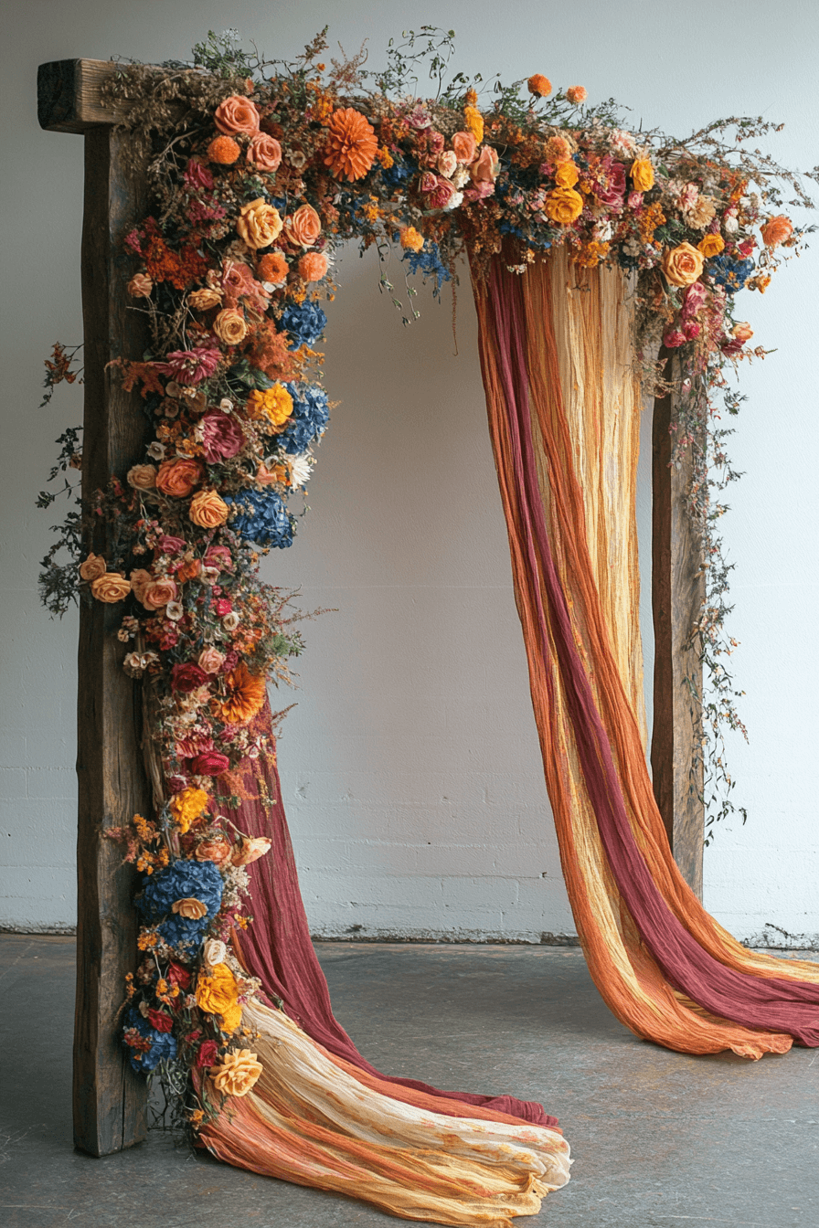 27+ Boho Wedding Arch Ideas to Add Magic to Your Vows