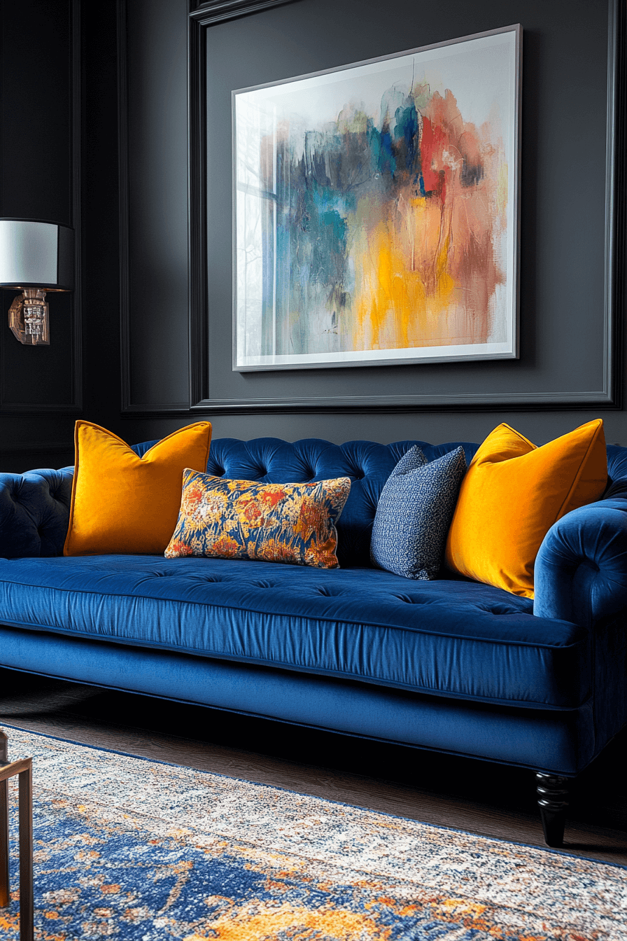 25+ Blue Couch Living Room Ideas That Bring Color and Comfort Together