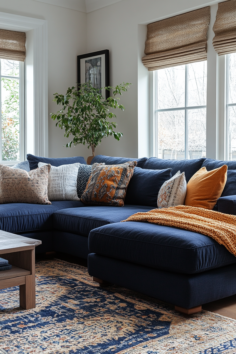 25+ Blue Couch Living Room Ideas That Bring Color and Comfort Together