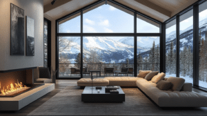 little cabin living room