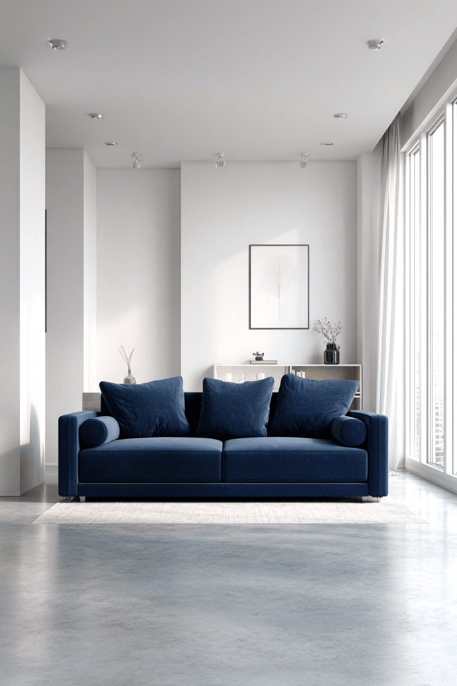 29 Brilliant Blue Couch Living Room Ideas That Will Transform Your Space Into A Statement Haven