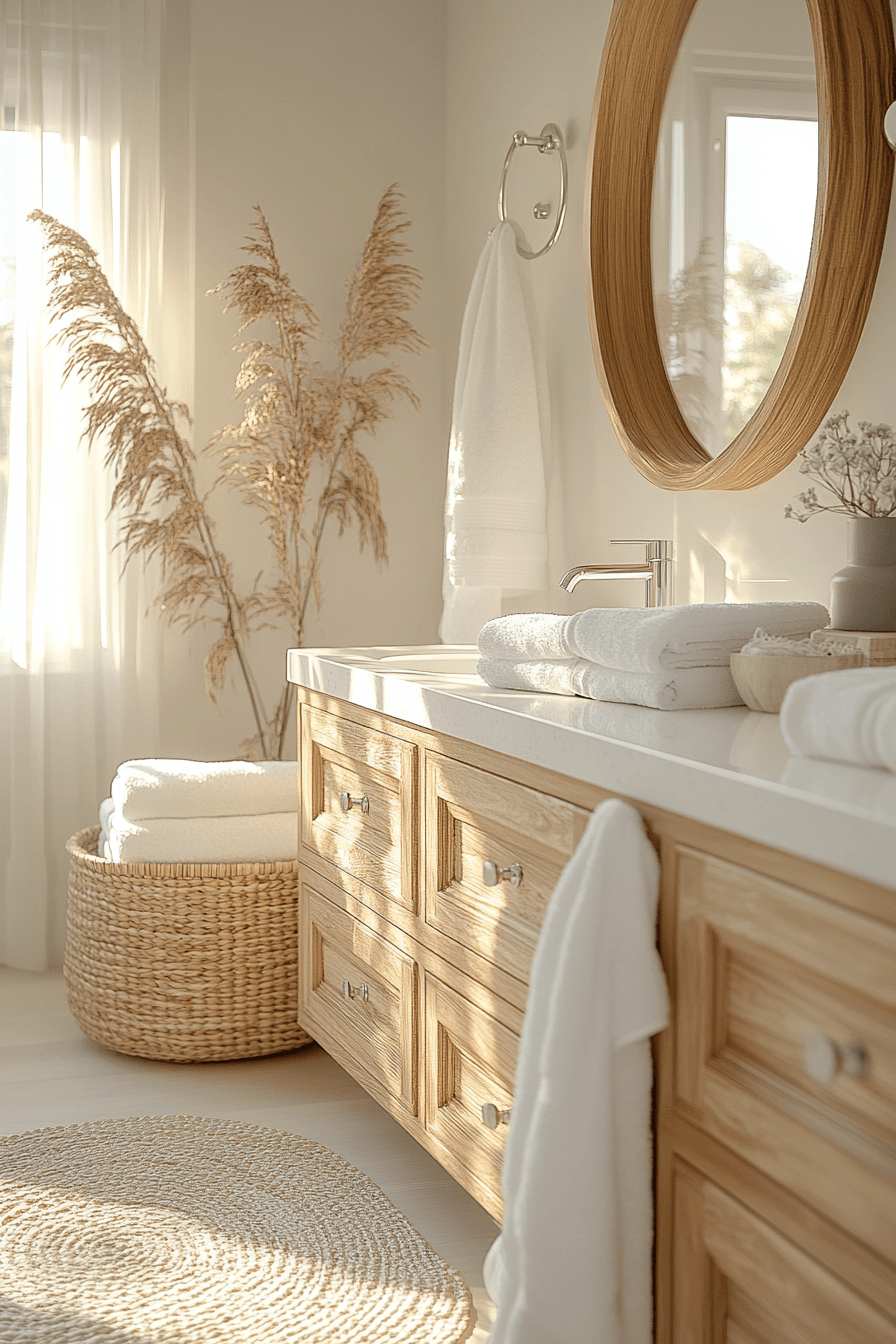 29 Dreamy Beach House Bathroom Ideas That Will Make You Feel Like You're On Vacation Every Day