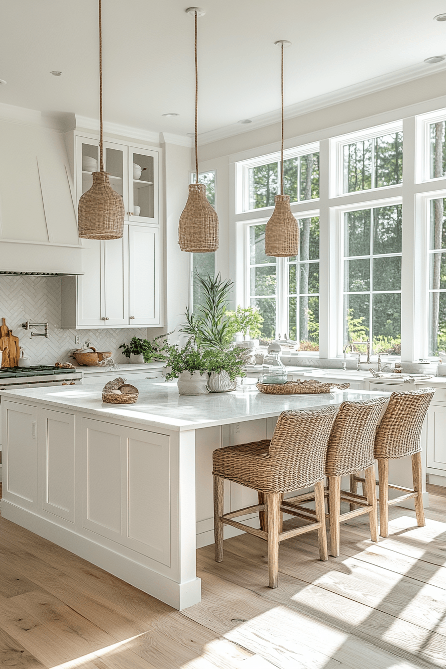 27 Dreamy Beach House Kitchen Ideas That Will Make You Feel Like You're On Vacation Every Day