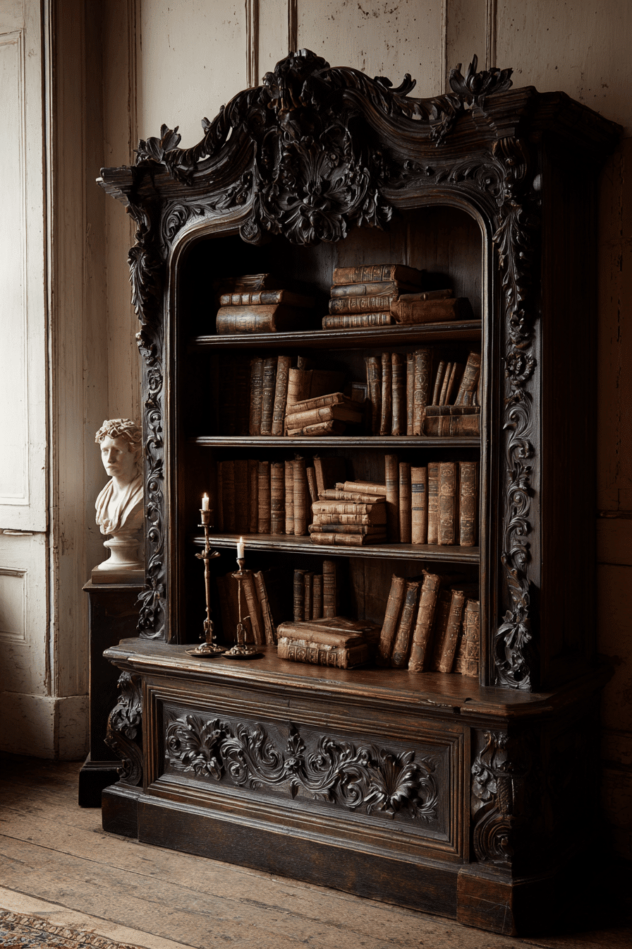 29 Vintage Antique Bookshelf Ideas That Will Transform Your Library Into A Literary Haven