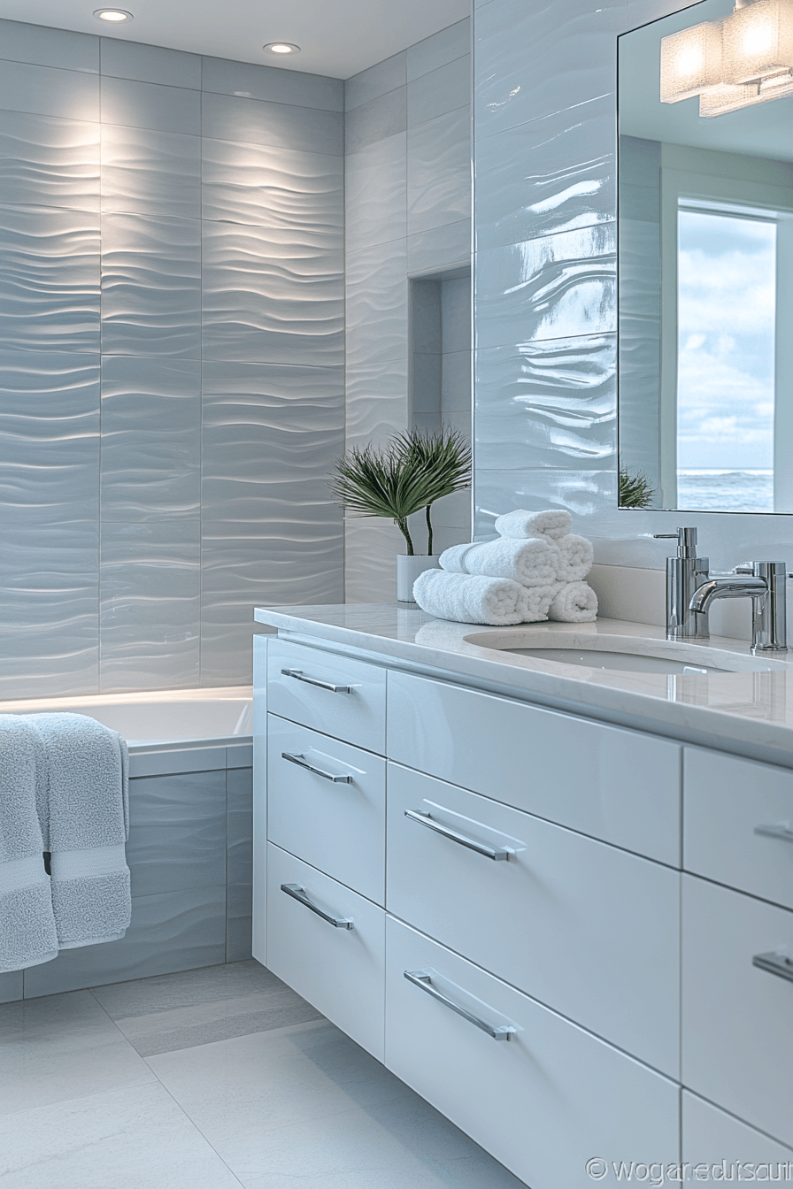 29 Dreamy Beach House Bathroom Ideas That Will Make You Feel Like You're On Vacation Every Day