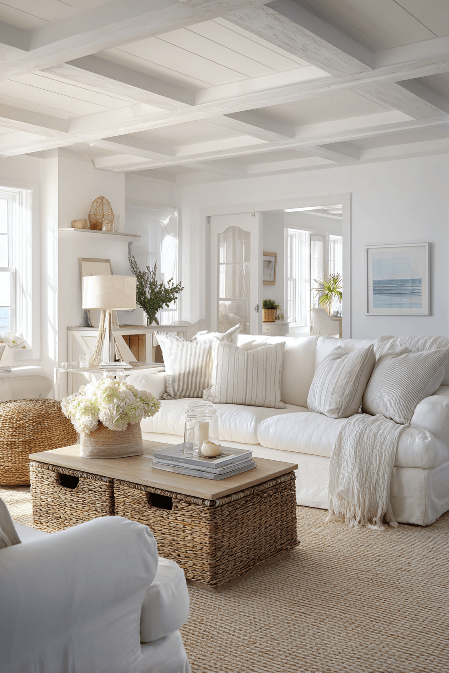 27 Breathtaking Beach House Living Room Ideas That Will Transport You To The Coast