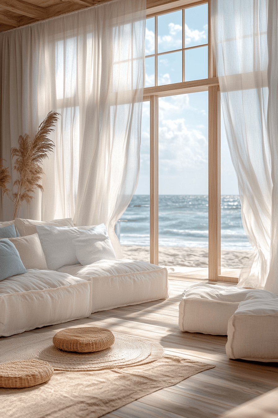 27 Breathtaking Beach House Living Room Ideas That Will Transport You To The Coast