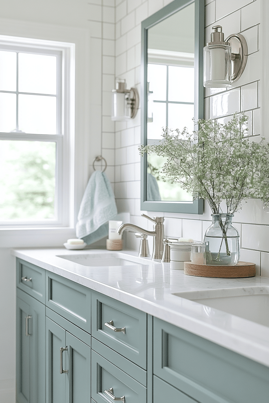 29 Dreamy Beach House Bathroom Ideas That Will Make You Feel Like You're On Vacation Every Day