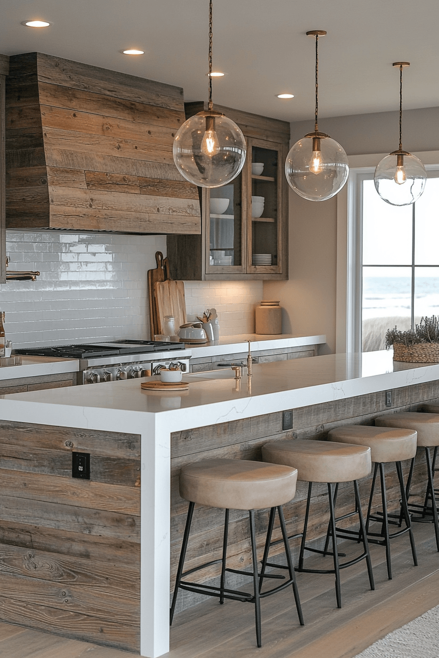 27 Dreamy Beach House Kitchen Ideas That Will Make You Feel Like You're On Vacation Every Day