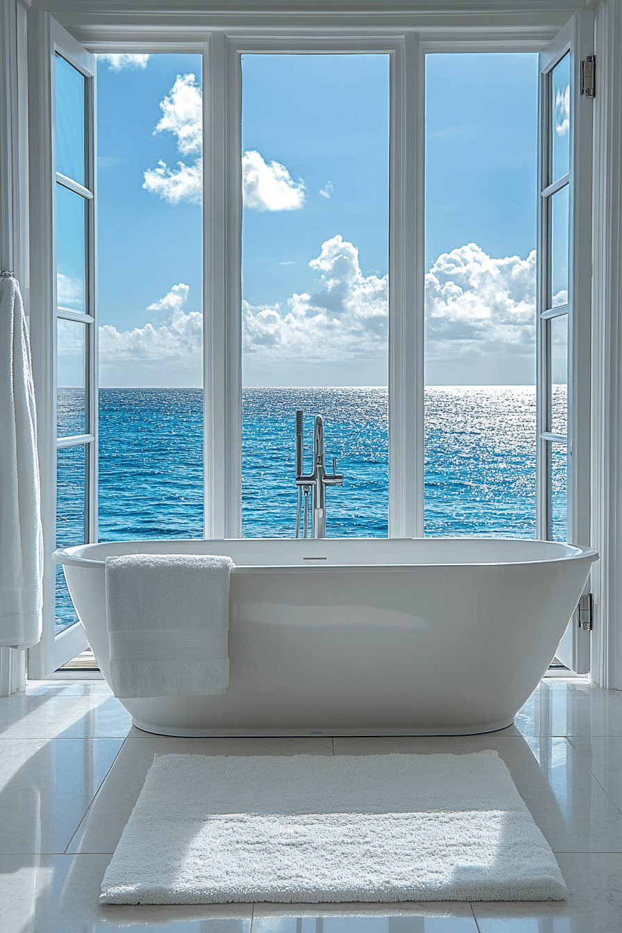 29 Dreamy Beach House Bathroom Ideas That Will Make You Feel Like You're On Vacation Every Day