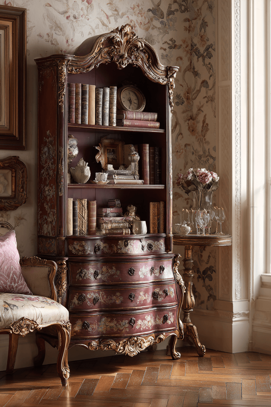 29 Vintage Antique Bookshelf Ideas That Will Transform Your Library Into A Literary Haven