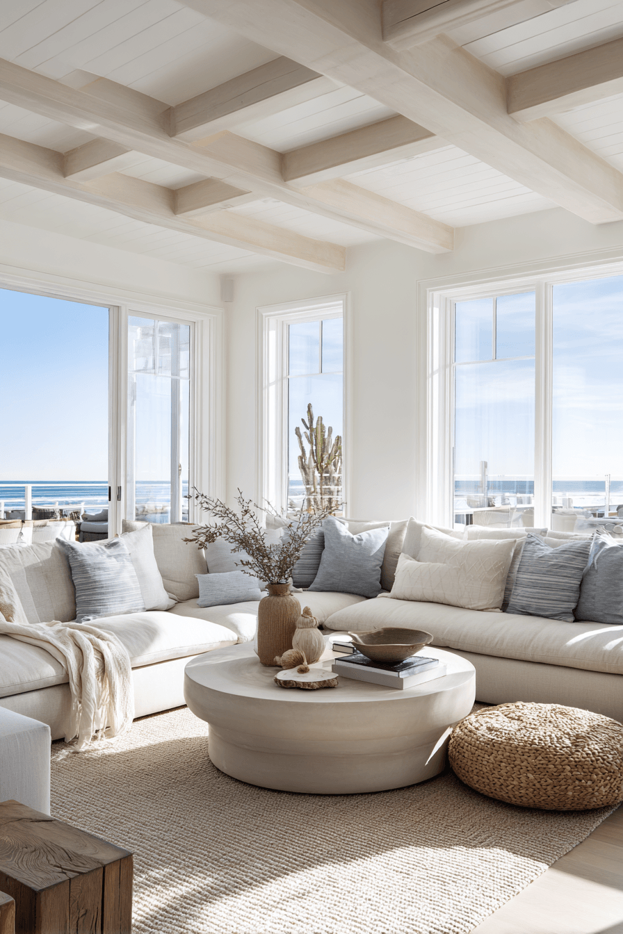 27 Breathtaking Beach House Living Room Ideas That Will Transport You To The Coast