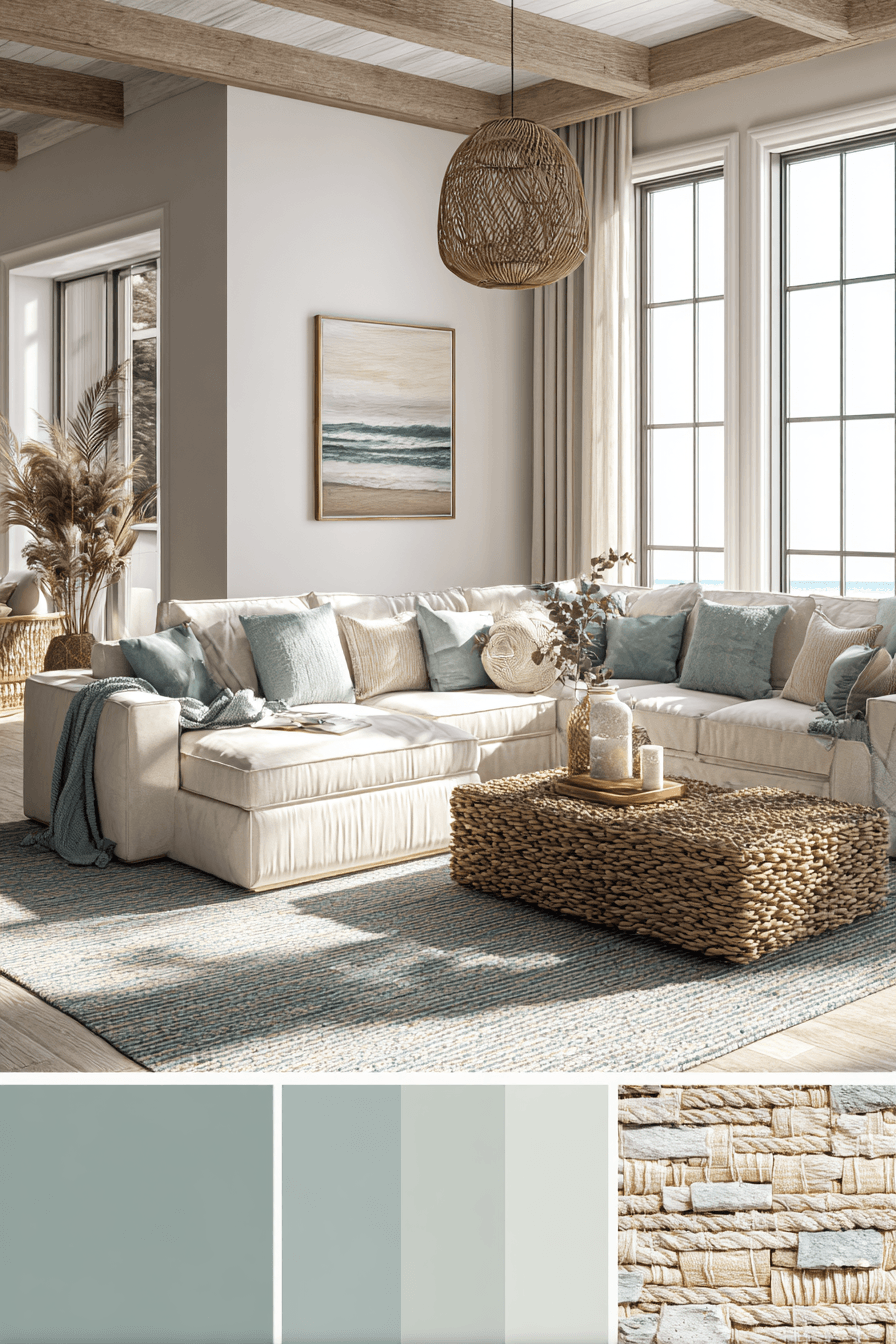 27 Breathtaking Beach House Living Room Ideas That Will Transport You To The Coast