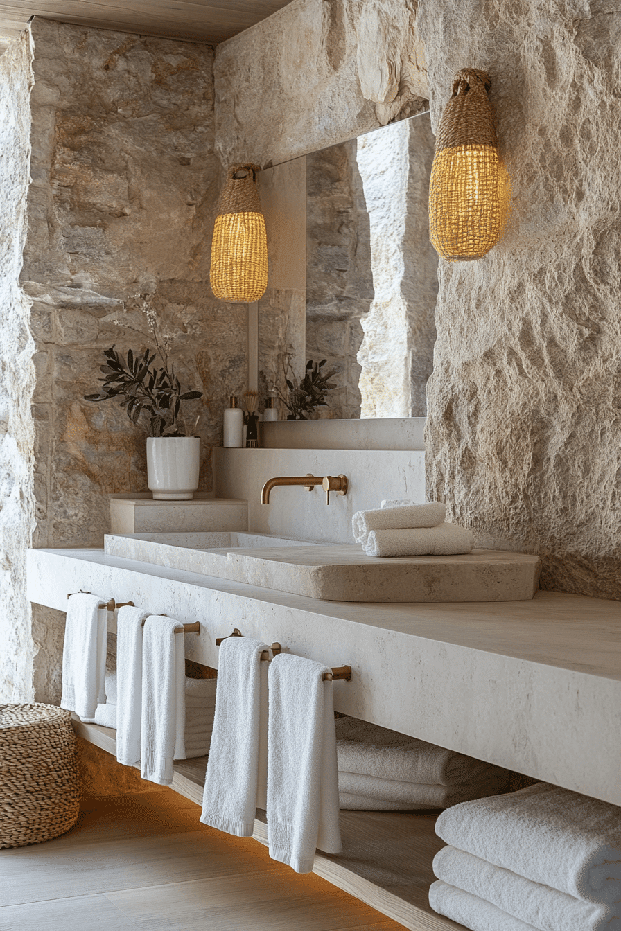 29 Dreamy Beach House Bathroom Ideas That Will Make You Feel Like You're On Vacation Every Day