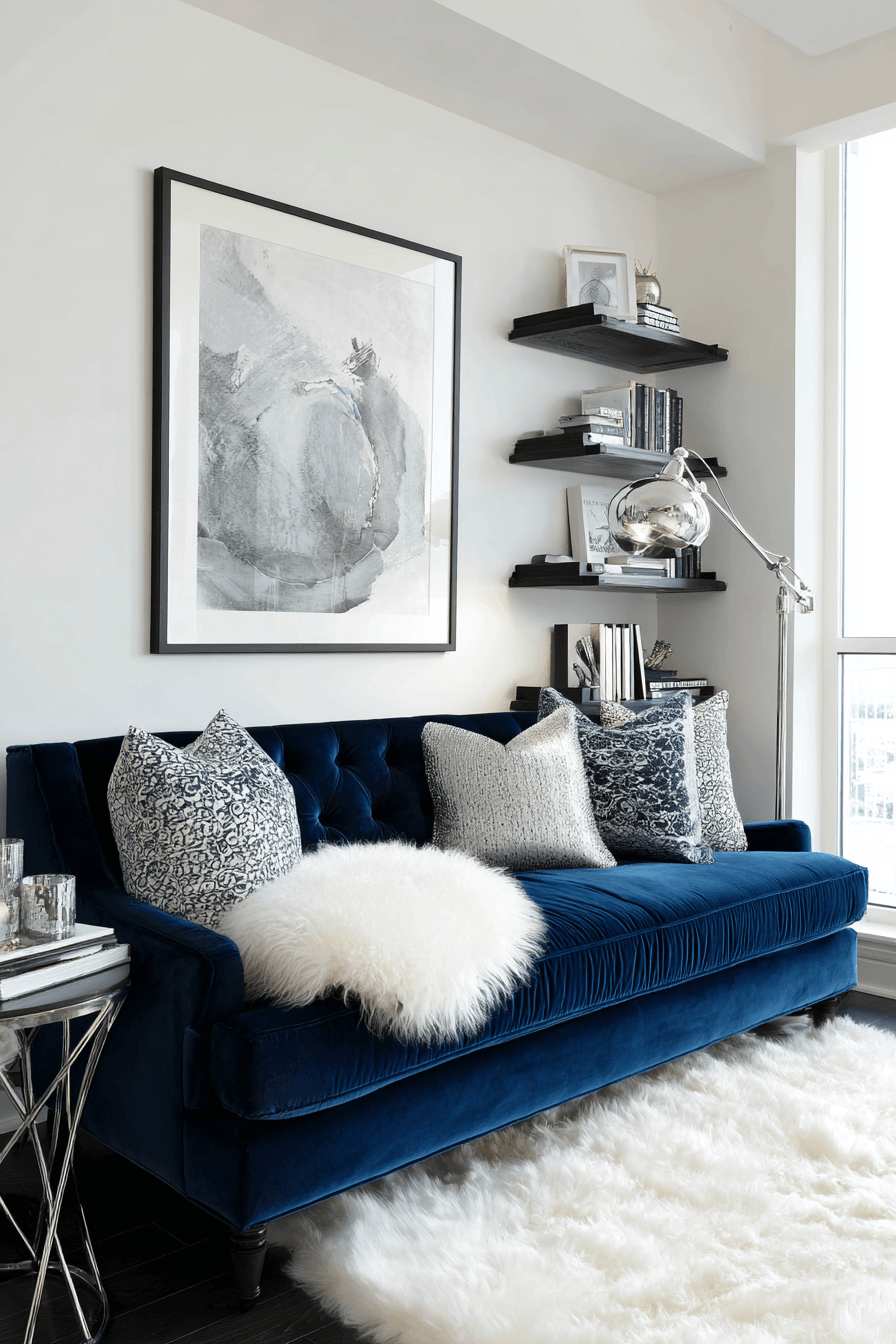29 Brilliant Blue Couch Living Room Ideas That Will Transform Your Space Into A Statement Haven