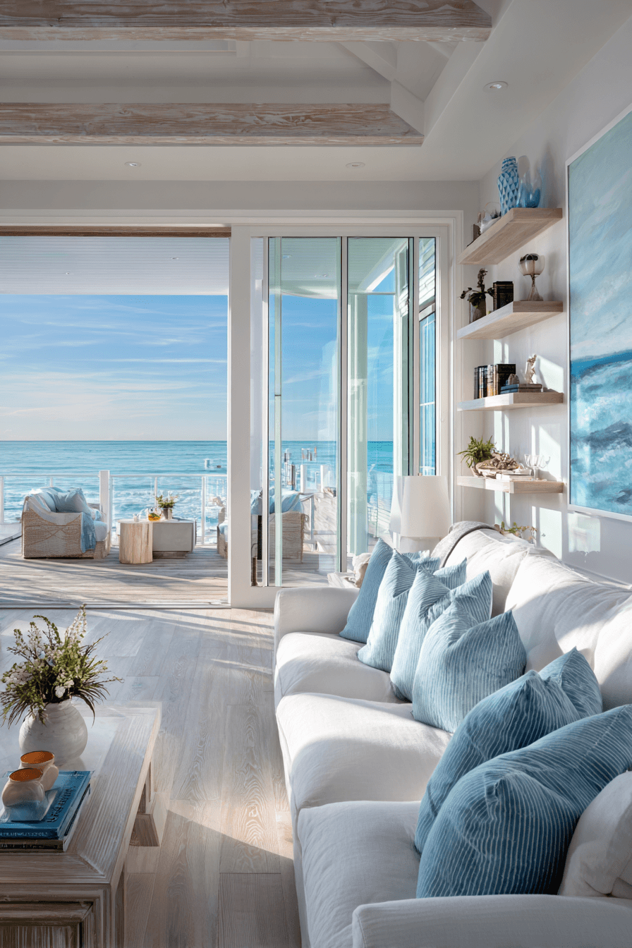 27 Breathtaking Beach House Living Room Ideas That Will Transport You To The Coast