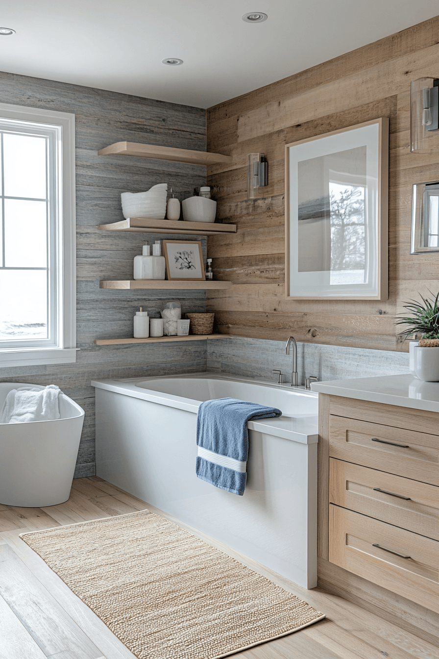 29 Dreamy Beach House Bathroom Ideas That Will Make You Feel Like You're On Vacation Every Day