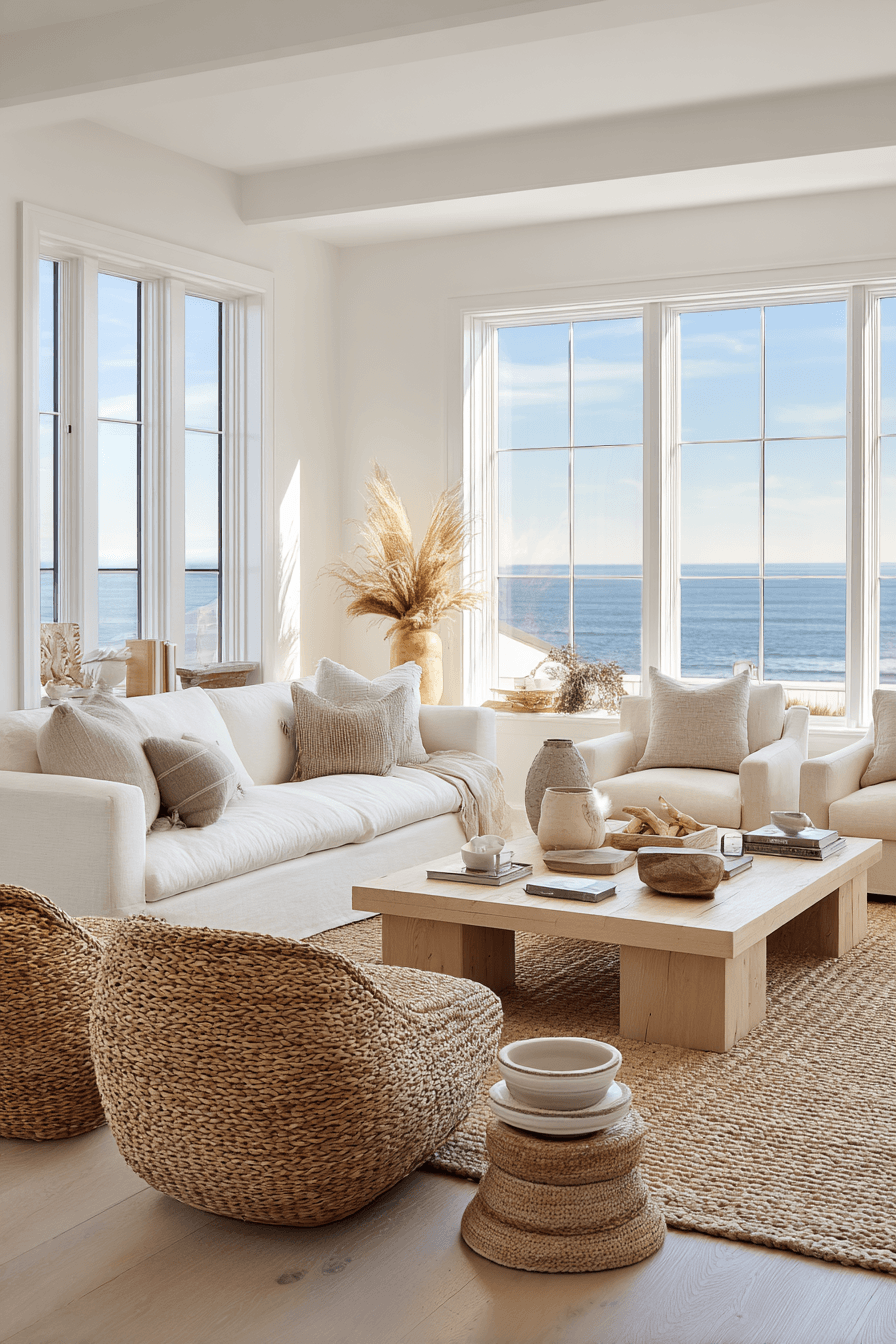 27 Breathtaking Beach House Living Room Ideas That Will Transport You To The Coast
