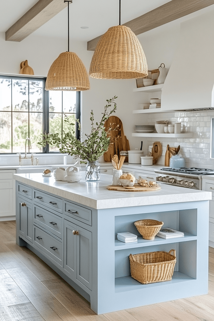 27 Dreamy Beach House Kitchen Ideas That Will Make You Feel Like You're On Vacation Every Day