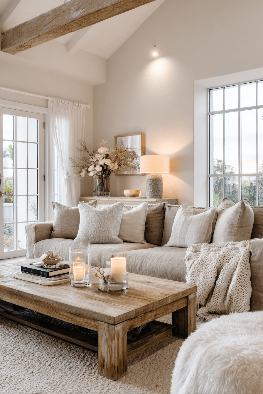 27 Breathtaking Beach House Living Room Ideas That Will Transport You To The Coast