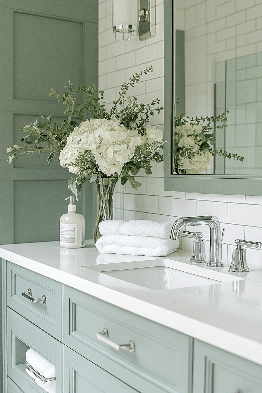 27 Sage Green and White Bathroom Ideas That Feel Fresh, Calm, and Beautifully Timeless