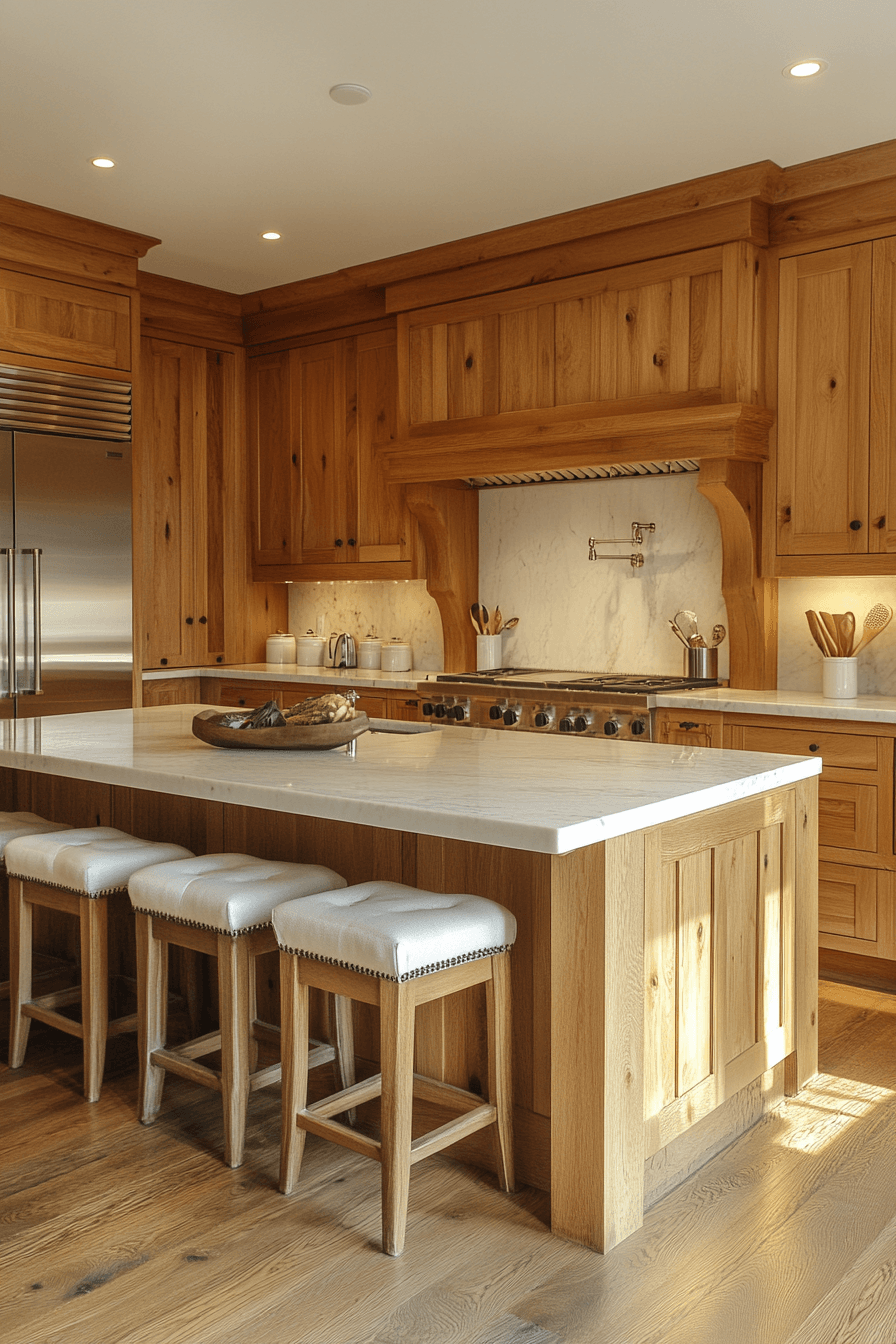 29 Honey Oak Kitchen Cabinets Ideas That Make This Classic Look Feel Fresh Again