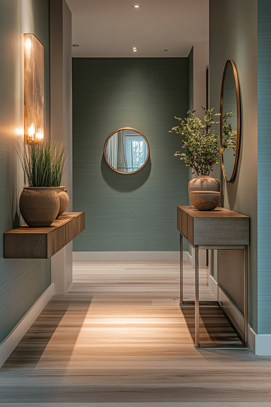27 Sage Green Hallway Ideas That Make Every Corner Feel Softer and More Stylish