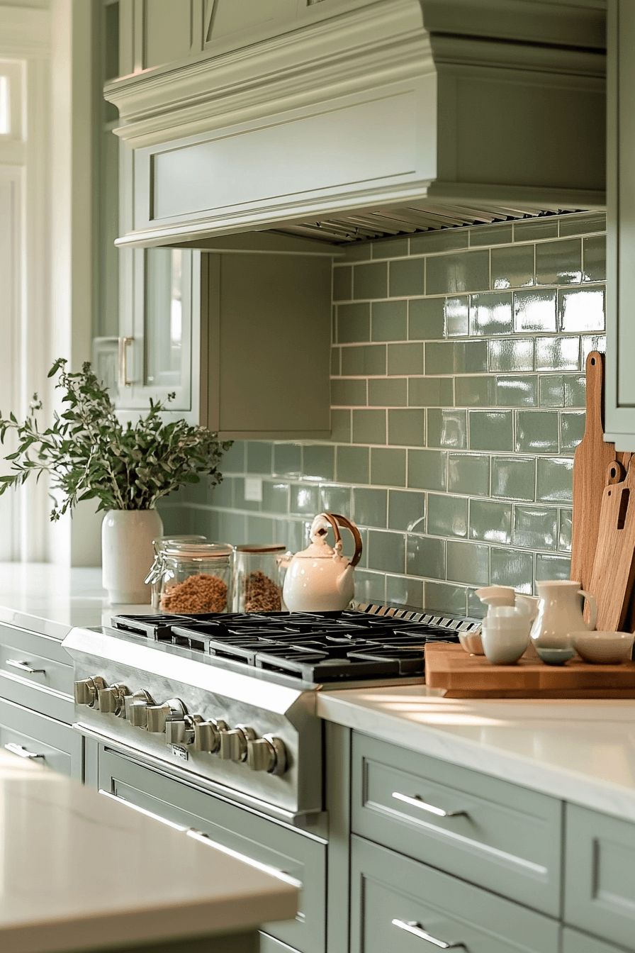 27 Sage Green Backsplash Kitchen Ideas That Make the Whole Space Feel Instantly Prettier