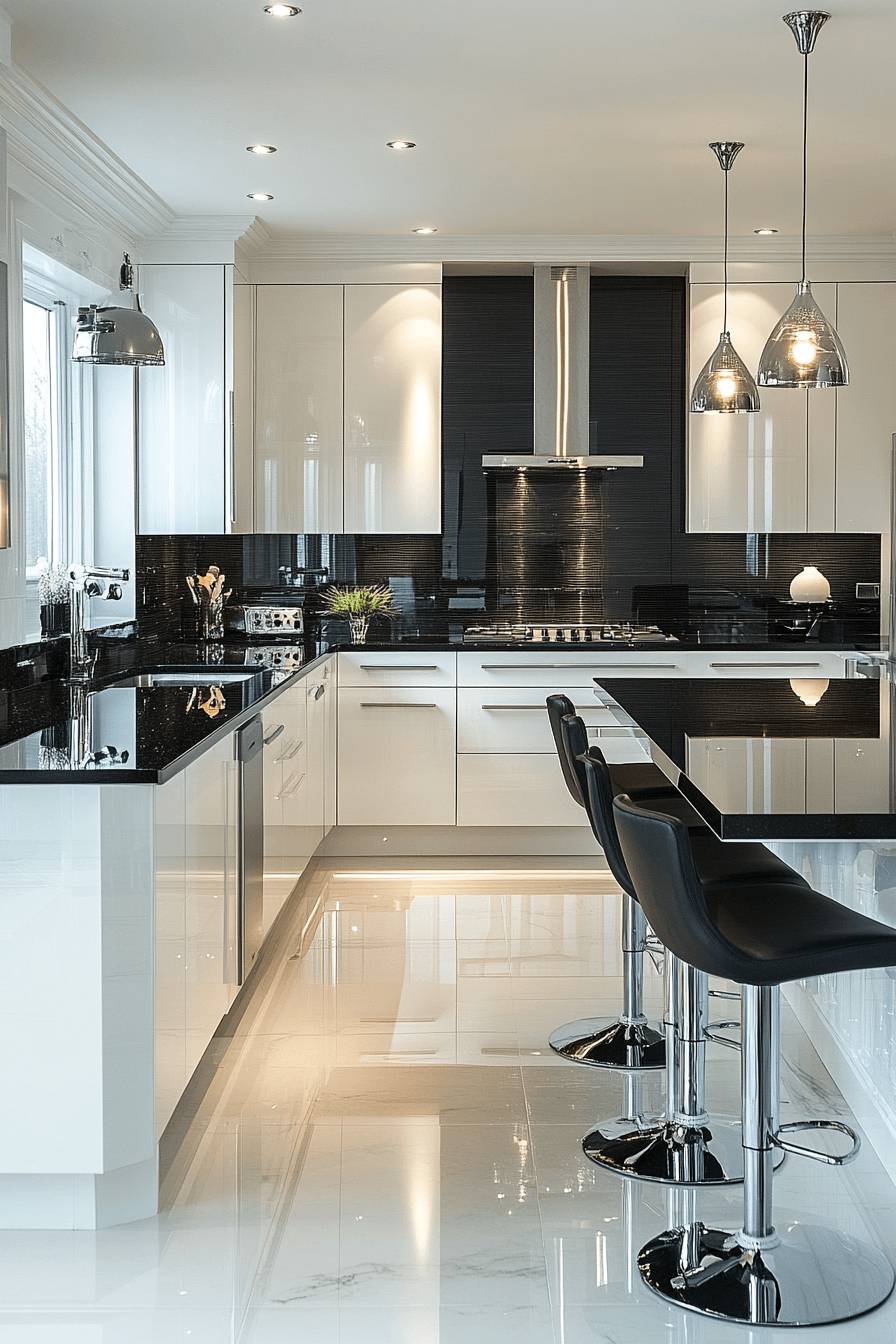 27 Black and White Modern Kitchen Ideas That Feel Sleek, Bold, and Timeless