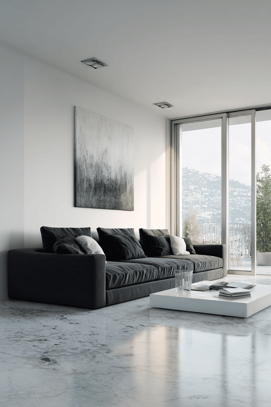 29 Dark Grey Sofa Living Room Ideas That Look Chic, Cozy, and Elevated