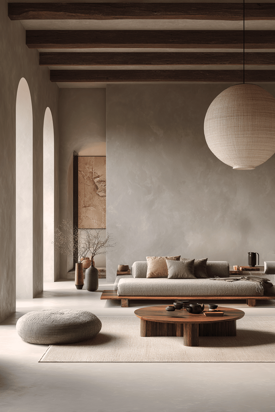 27 Wabi Sabi Japandi Living Room Ideas That Feel Calm, Natural, and Timeless