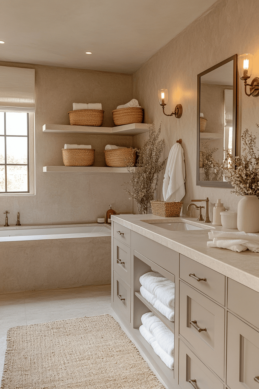 29 Cozy Bathroom Ideas That Make Your Space Feel Warm and Relaxing
